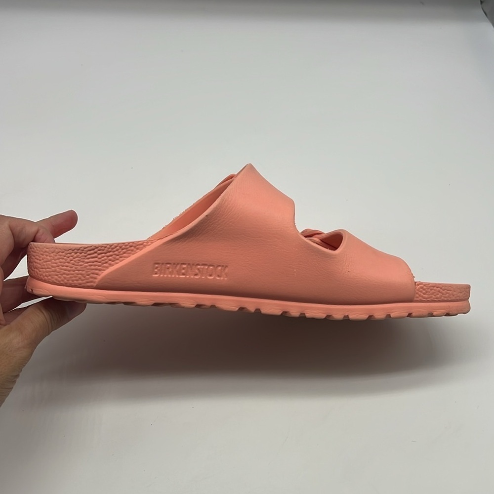 Birkenstock - Arizona Eva 2 Buckle Lightweight Coral Peach Slip On Sandal SZ 8 - Picture 13 of 15